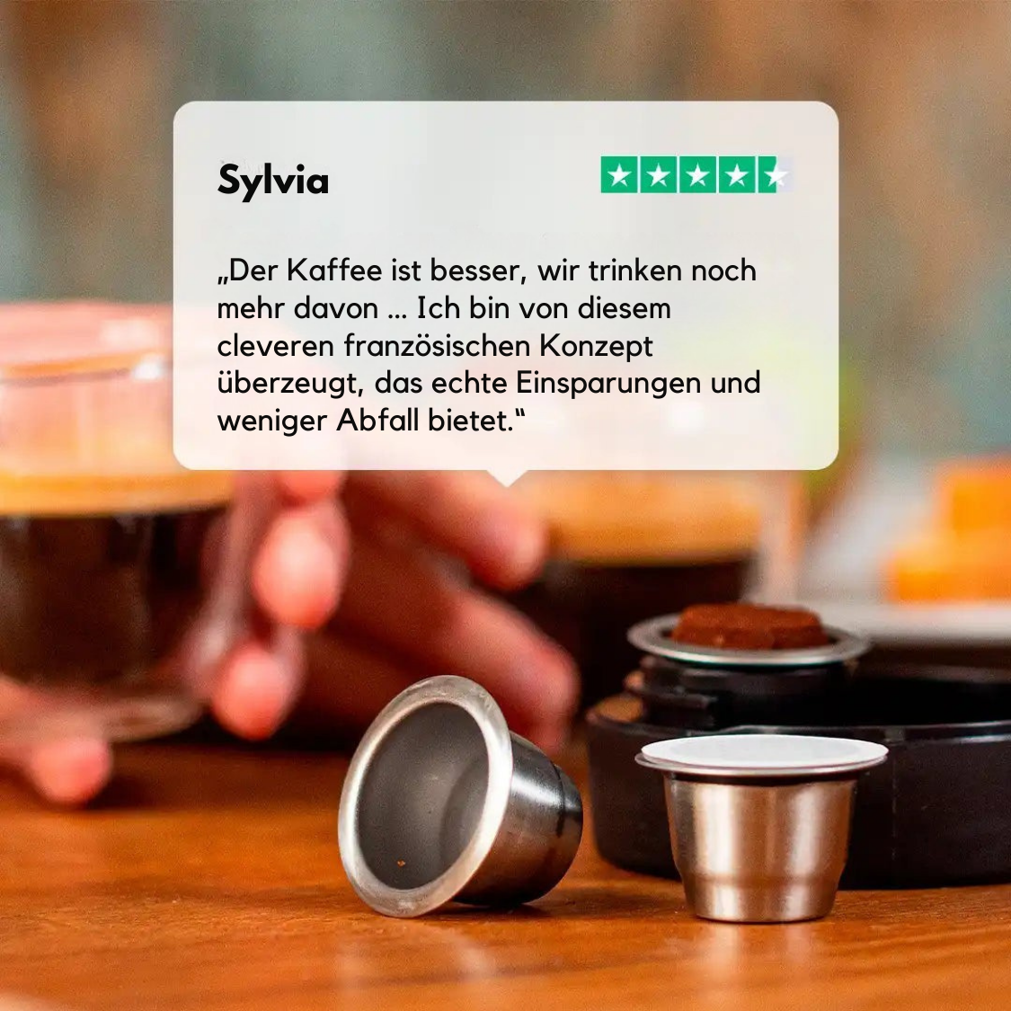 Ecowerd – Machine à café portable trois fusion